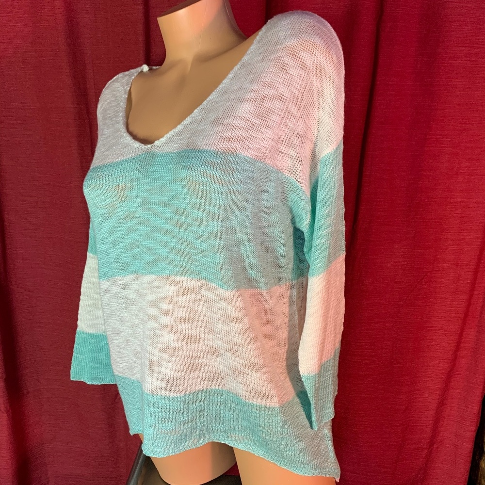 Summer  high low sweater